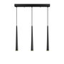 Opviq 6074 Lámpara de Araña Negra de Metal con Altura Ajustable para Salón, Diseño Moderno Industrial